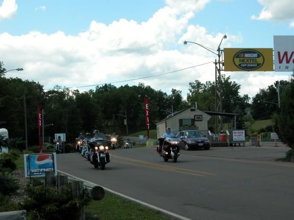 Me and the OFOBs cruising into Watkins Glen racetrack during a wine festival in the summer of 2007.
