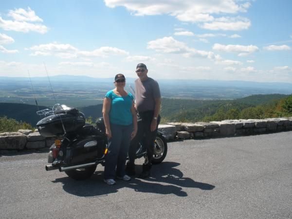 With my daughter along Skyline Drive, 8/11