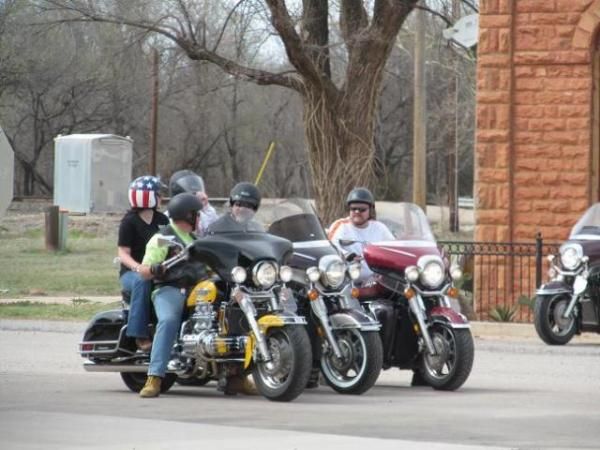 Meet & Eat  Mulhall, OK 4-6-13 Does this look like the kids with new bikes on the "SandLot&