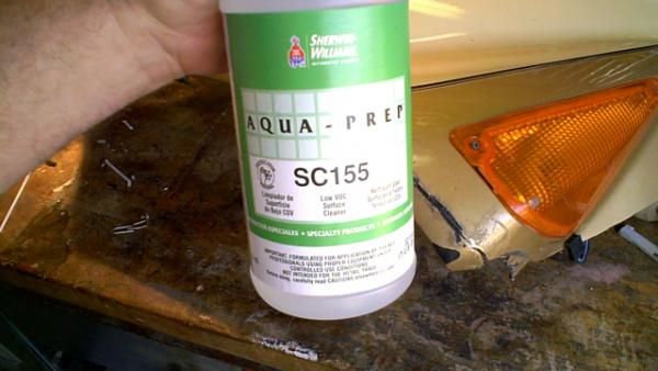 Surface prep is KEY in getting a good strong weld. I use sherwin williams aqua prep. You can pick th