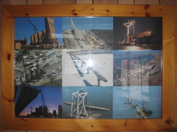 pics of construction of Confederation Bridge PEI