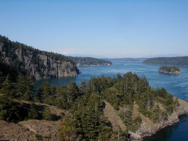 Deception pass looking east