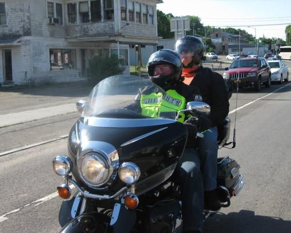 riding through Watkins glen