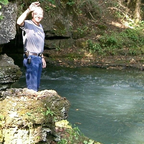 Bill at Greer Spring