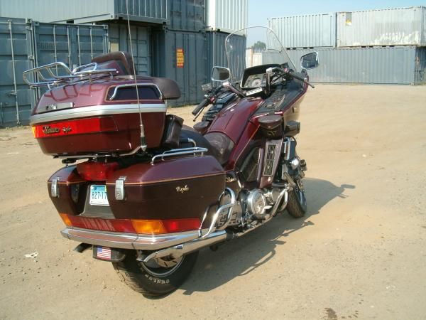 These containers (in background) make great winter storage for bikes.