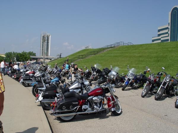 DSC04613 Some of the bikes at the rally.