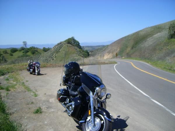 Climbing out of the valley along Hwy 198.