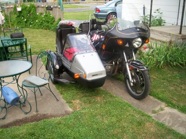 Another shot of my XS1100 Venturer and Velorex700 sidecar