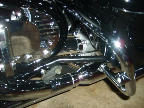 chrome covered drive shaft