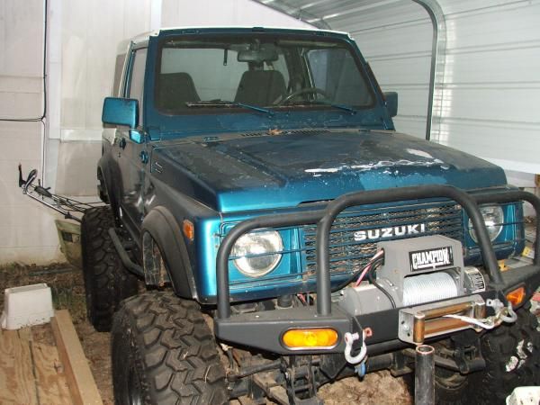 '86 samurai w/8" suspension lift and 2" body lift