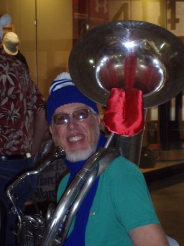 This is a shot of me and my Columbia Helicon taken n Dec. 3, 2007 at our Tuba Christmas event. Pleas