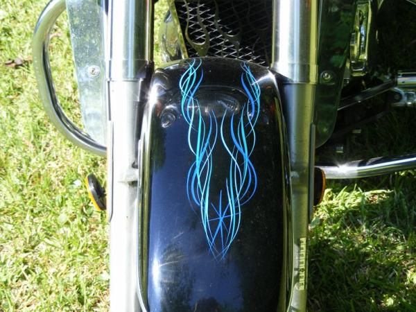 front fender new pinstripes