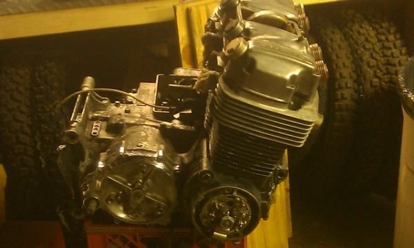 Here is the Motor that Is going to go back in ... after a whole bunch of new parts...  its a very so