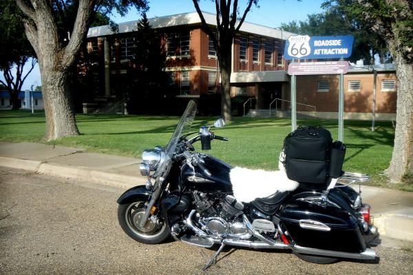 I traveled Route 66 for about 2 blocks on my ironbutt from Houston to Denver.