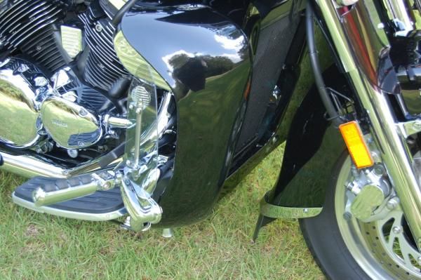 Front reflector converted to LED and lower fairing tinted vent.