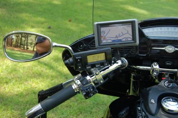 Radio controls and GPS (Garmin 660)