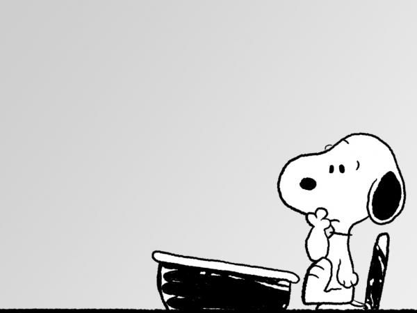 Snoopy at desk peanuts 3089123 1024 768