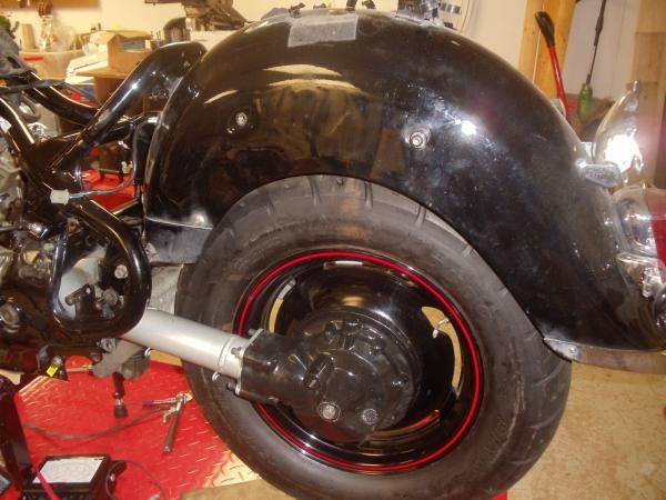 Vmax rear wheel & Vmax rear drive