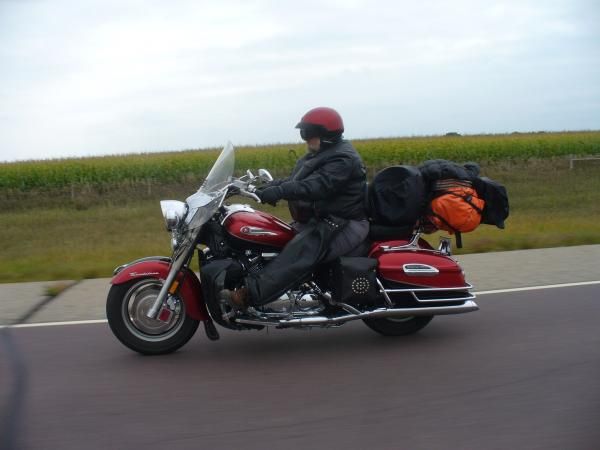 Riding thru the Mississippi River Valley in southern MN.