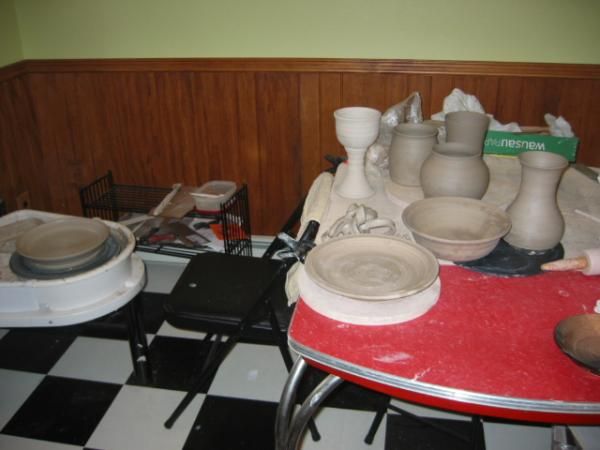 Some pottery.