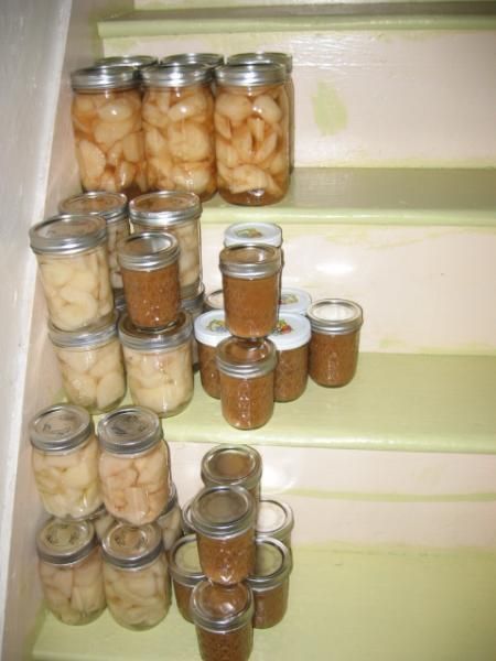Results of canning, fall 2009.