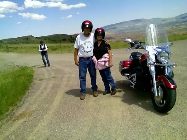Cindy and  I in Green River WY.
