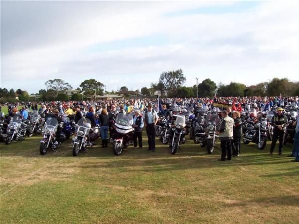 Are we ready to ride?? Parade group in Geelong Victoria.