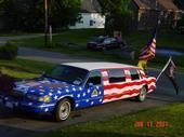 My Dad's car in Maine.  Past State Commander American Legion, member Patriot Guard Riders, always pa