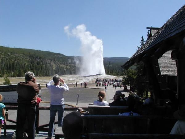 Old Faithful - Thar she blows.