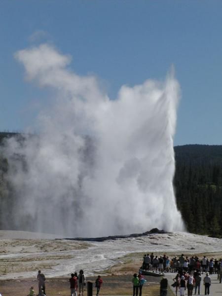 Old Faithful - Full head of steam.