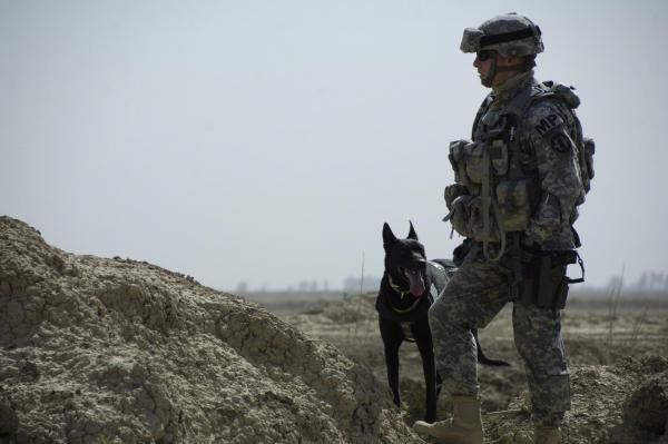 Freida and I in Iraq