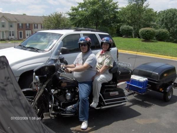 My mom and dad, on a trip from Myrtle Beach to VA to see me.