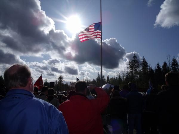 veterans day 2009, tahoma nat'l cementry