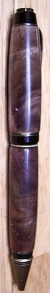 cigar pen made of burled walnut