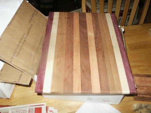 my first cutting board