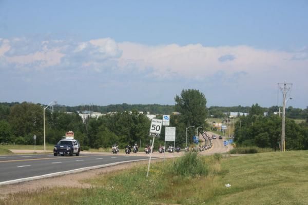 Leaving Pembroke, ON with O dot escort