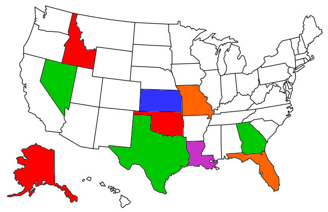 best states for motorcycle riding
